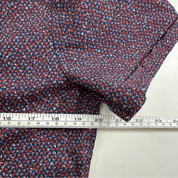 Hugo Boss Red Button Shirt Mens Small Extra Slim Fit Short Sleeve Cotton - Picture 5 of 8